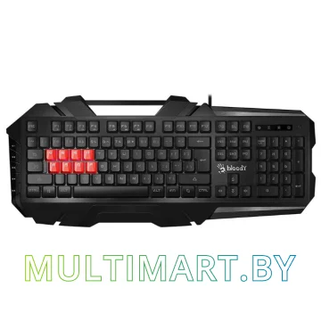 Клавиатура A4Tech Bloody B3590R (черный/серый)